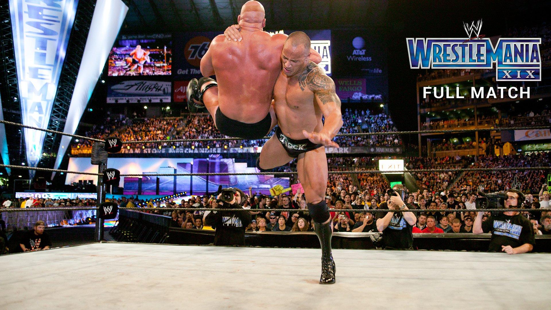 Stone Cold Steve Austin vs. The Rock: WrestleMania XIX.