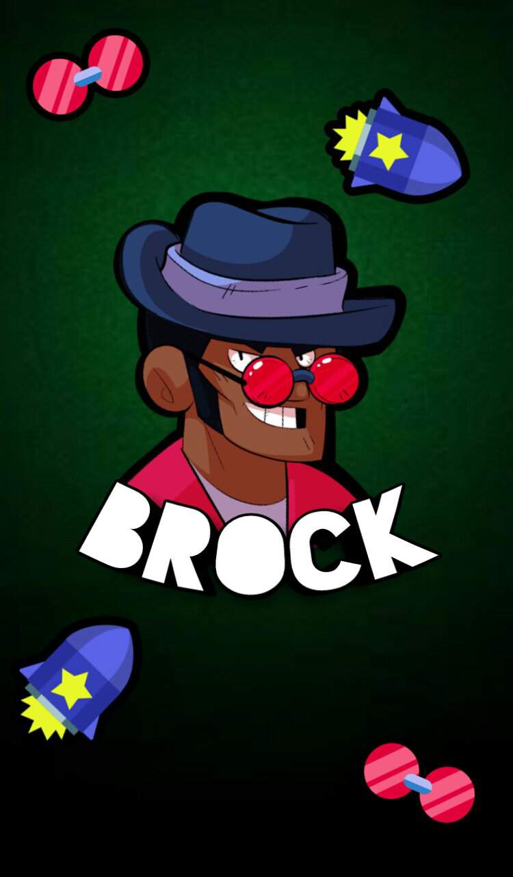 Brock Brawl Stars Wallpapers Wallpaper Cave - brock portrait brawl stars