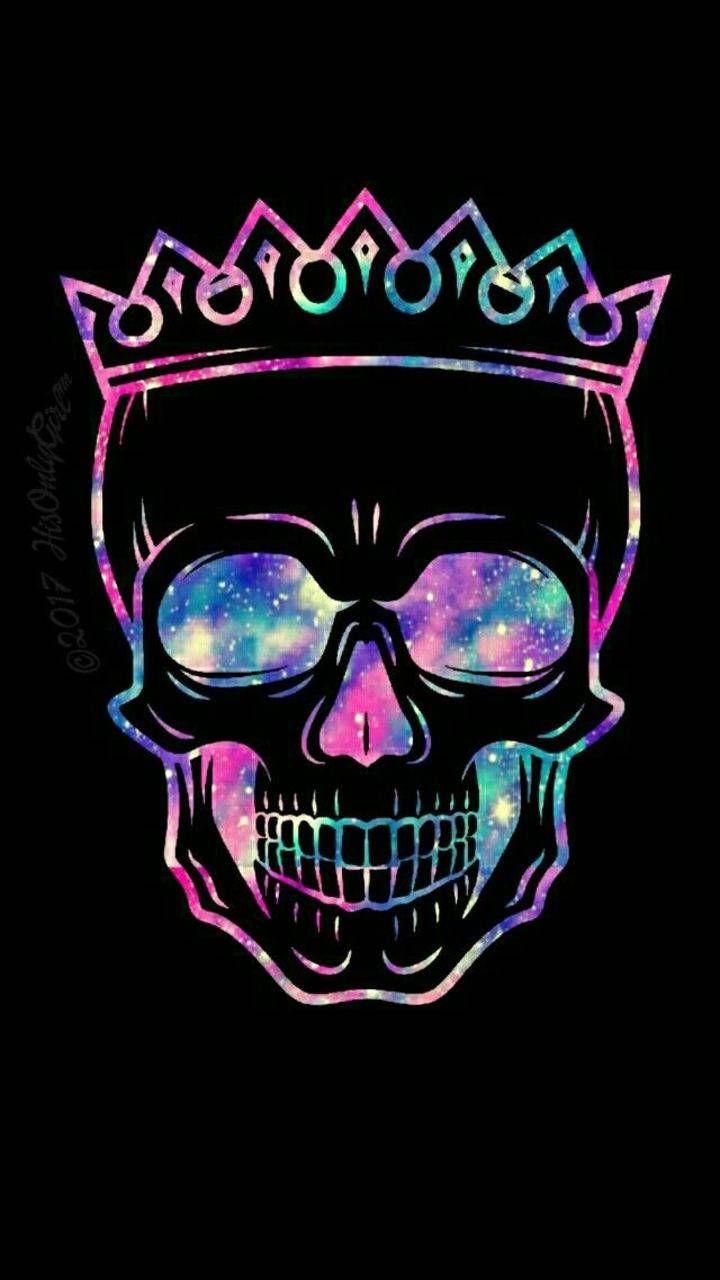Download Crown Skull Wallpaper by Tw1stedB3auty now. Browse millions of popular colors Wal. Ταπετσαρίες, Φόντα, Νυχτερινός ουρανός