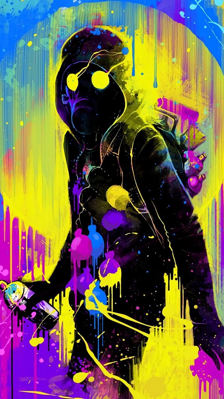 Neon Spray Paints Phone Wallpaper In 2019 Cool