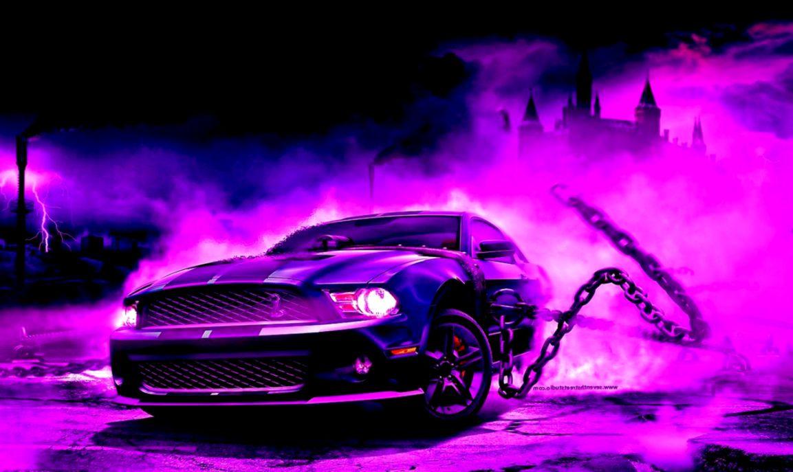Cool Purple Car HD Wallpaper