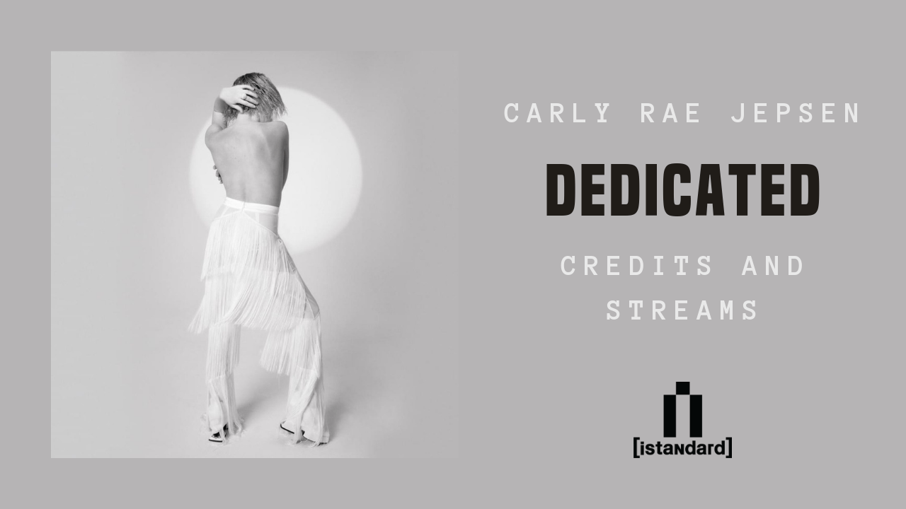 Carly Rae Jepsen Dedicated Credits and Streams - [istandard]