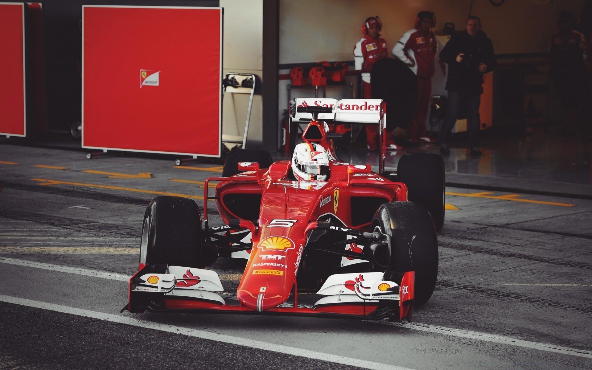 Vettel Ferrari 2015. Android wallpaper for free