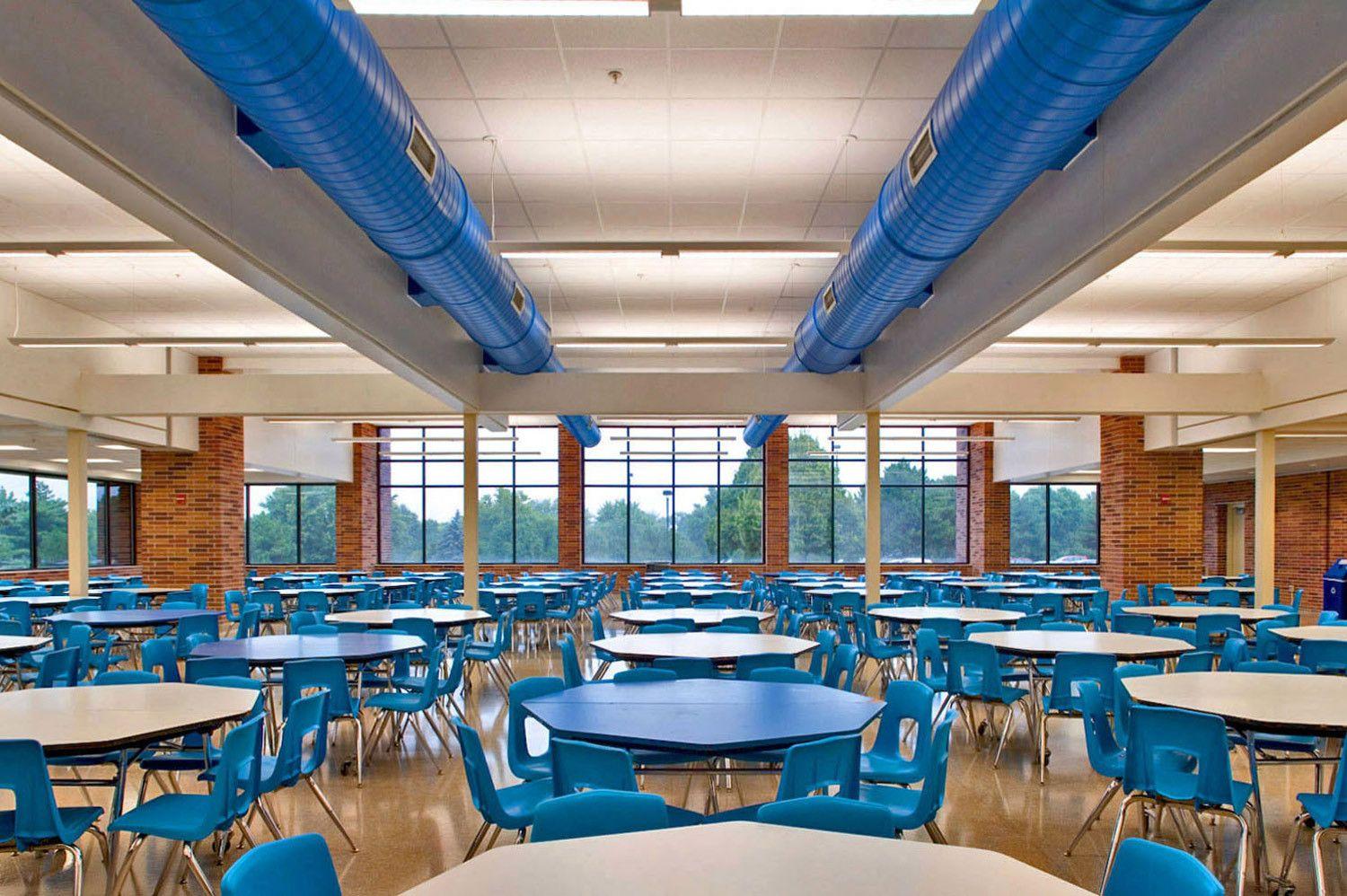 East High School Cafeteria, Lincoln, Nebraska. Public Schools