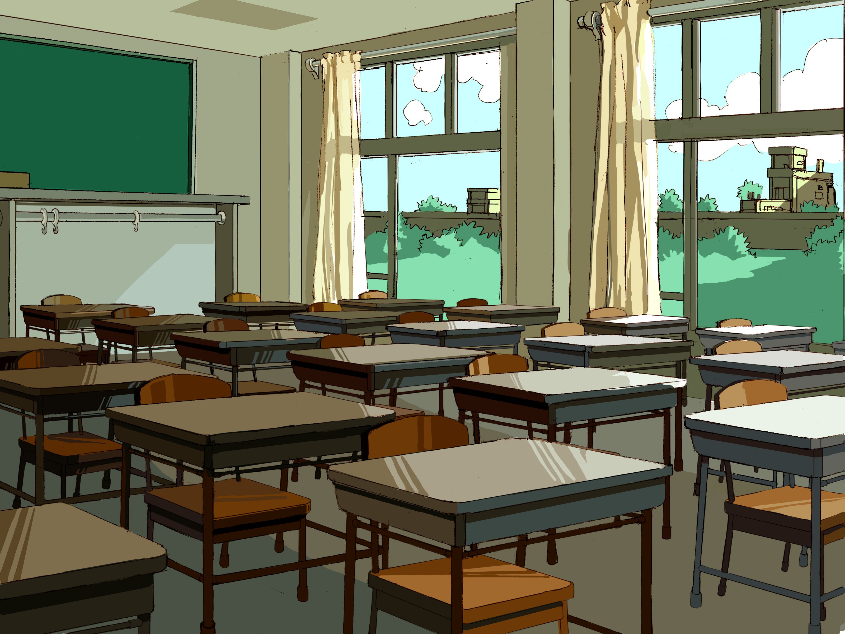Anime Classroom by SeventhTale on DeviantArt