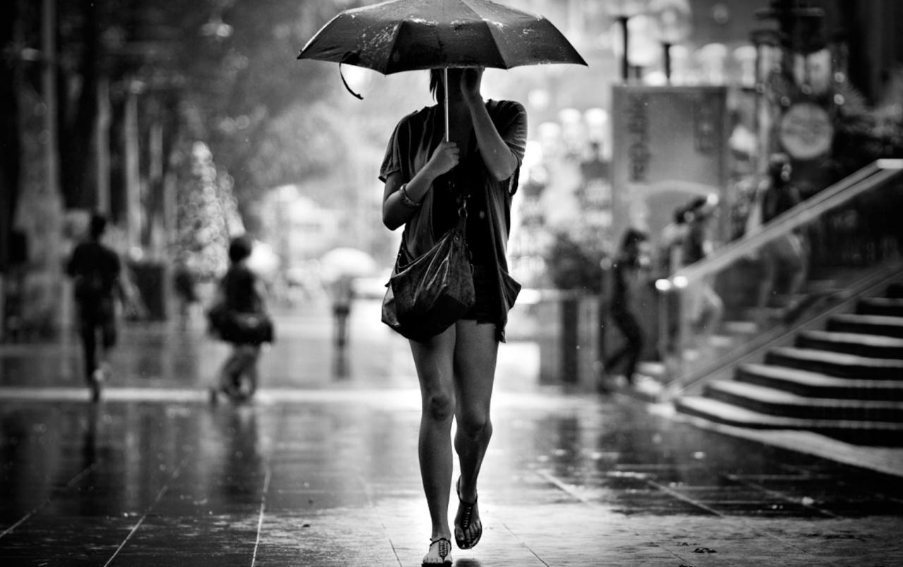 Girl in the Rain wallpaper. Girl in the Rain