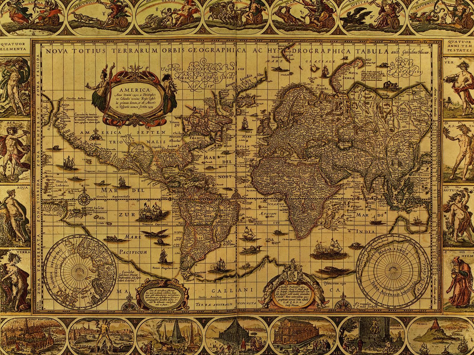 Treasure map wallpaper