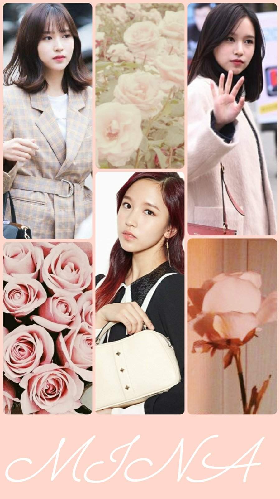 Mina Aesthetic Wallpaper (ROSES VER.). Twice (트와이스)ㅤ Amino