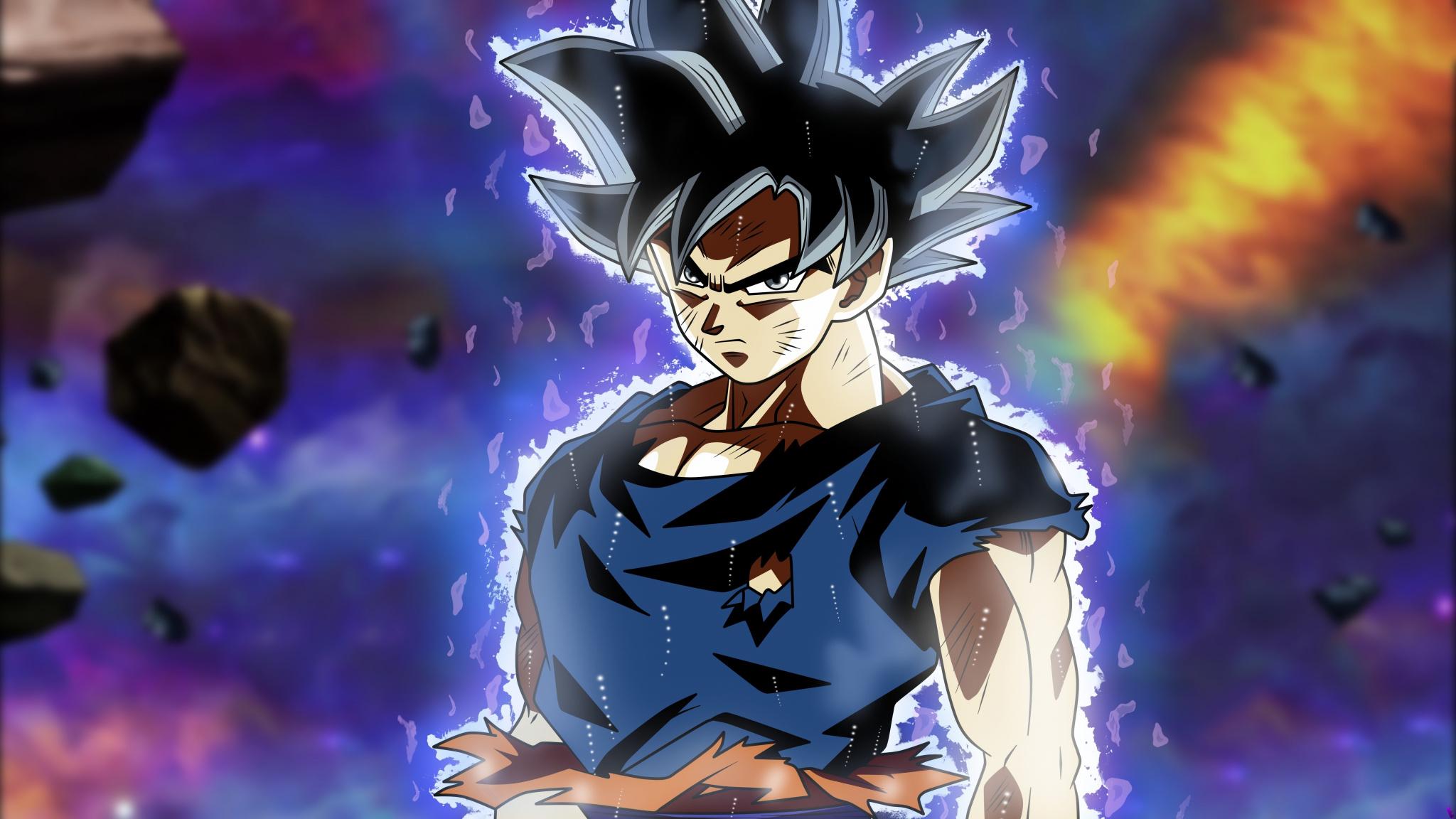 Download 2048x1152 Wallpaper Goku, Anime, Dragon Ball Z, Super Power