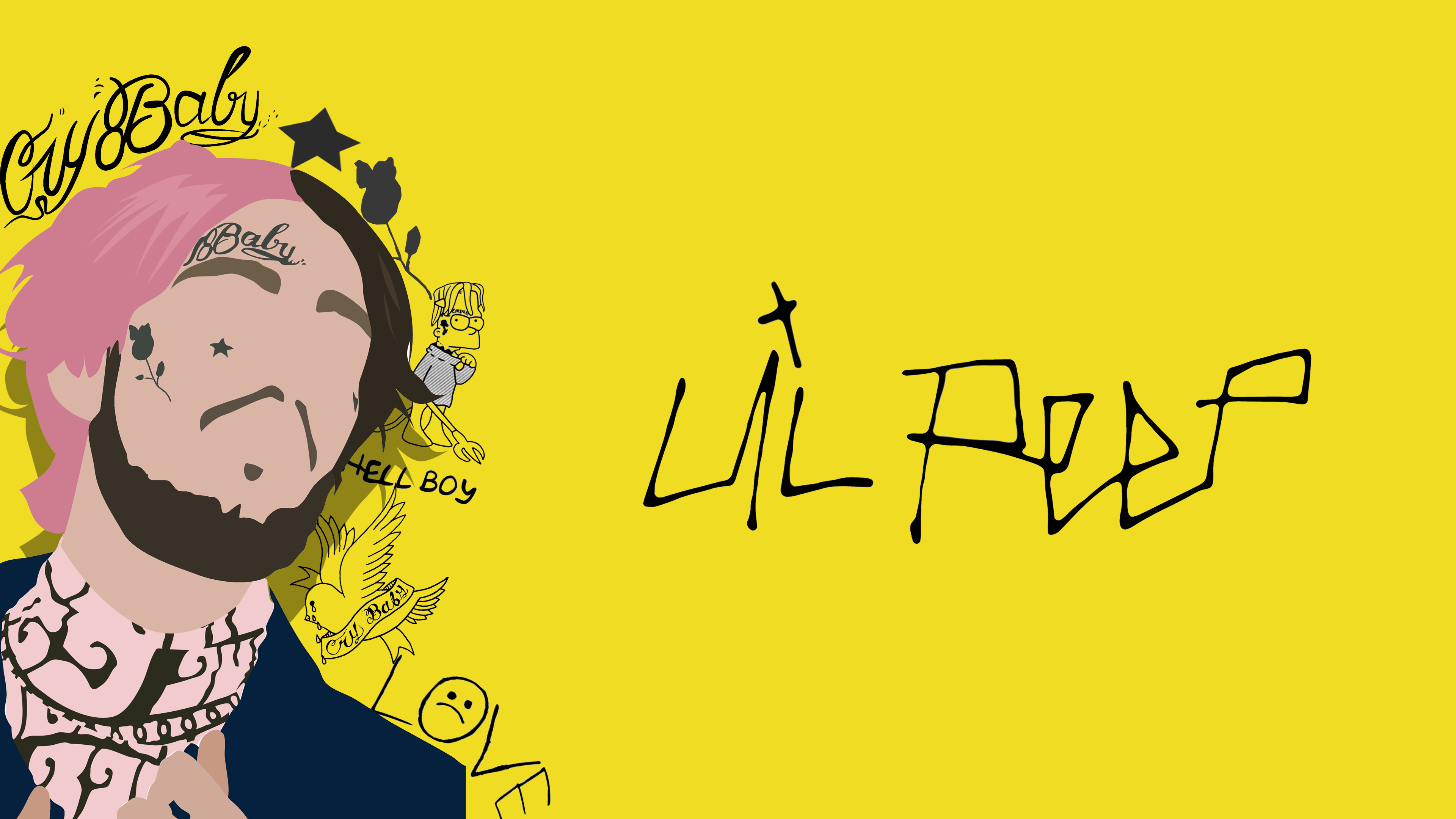 I Compiled A Lil Peep Wallpaper [4K]