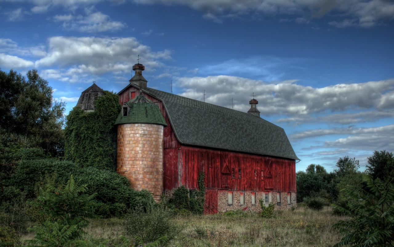 Old Red Barn wallpaper. Old Red Barn