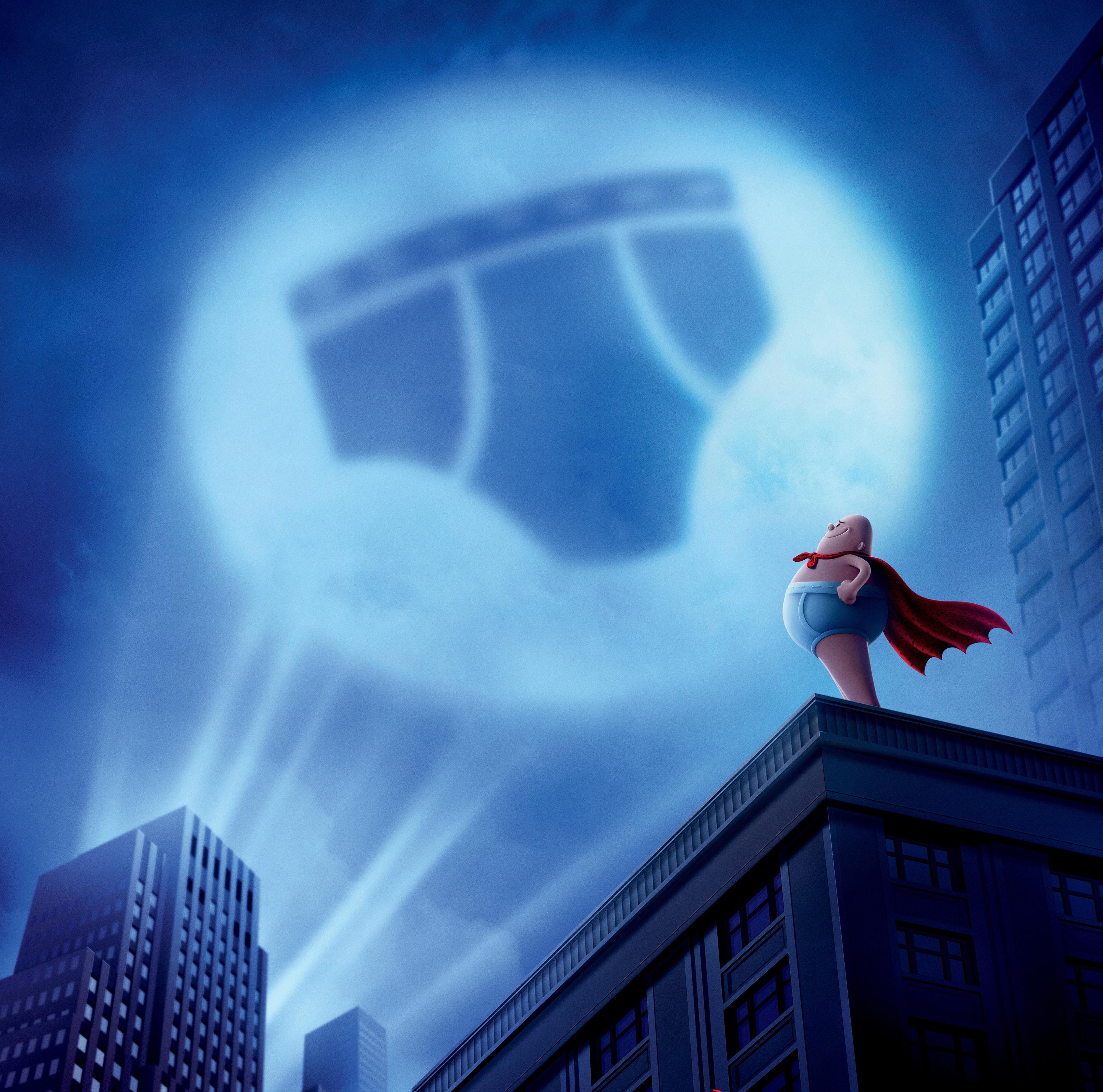 Wallpaper Captain Underpants, Superhero movie, Animation, 2017