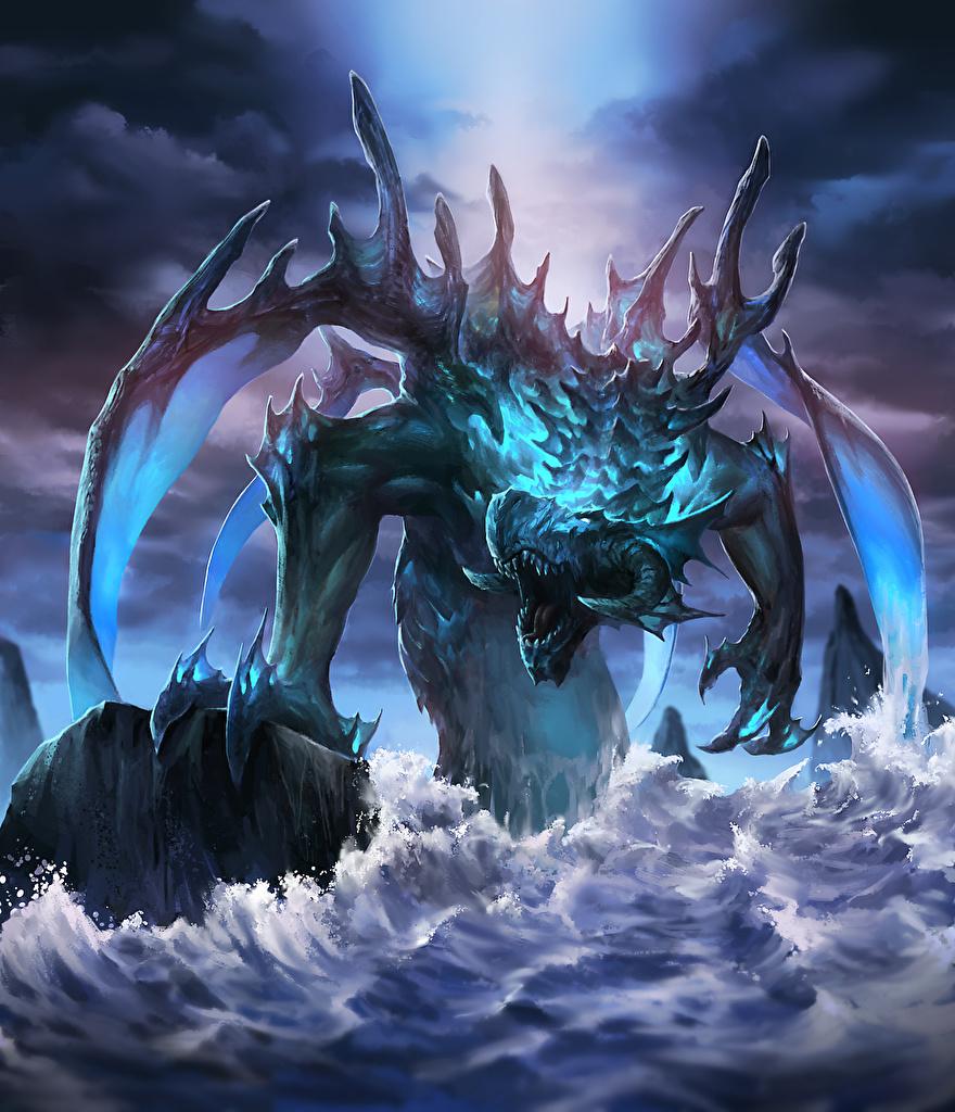 image Monsters Leviathan Fantasy angry