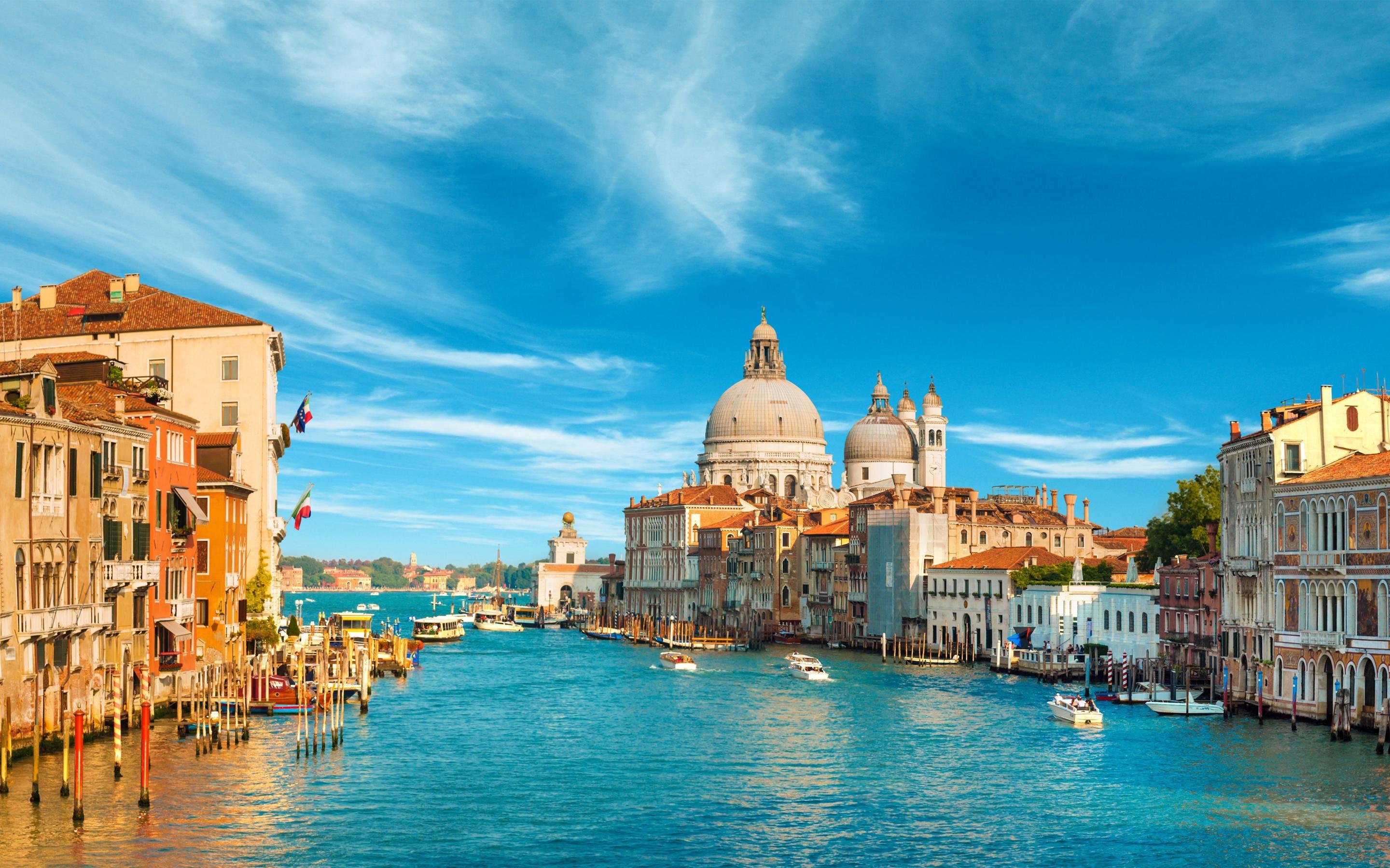 Grand Canal Venice Italy 4K Wallpaper