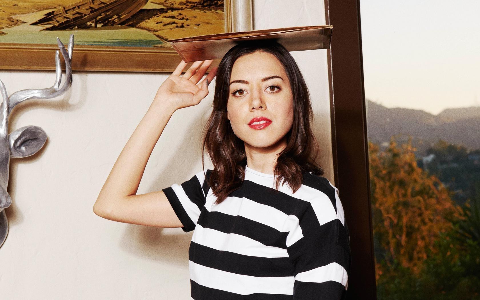 1680x1050 aubrey plaza wallpaper and background JPG 285 kB