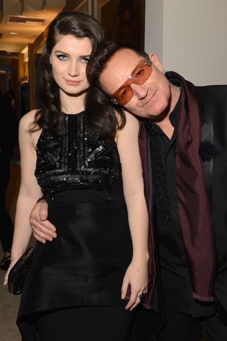Bono and his daughter, Eve Hewson. Celebs Speaking