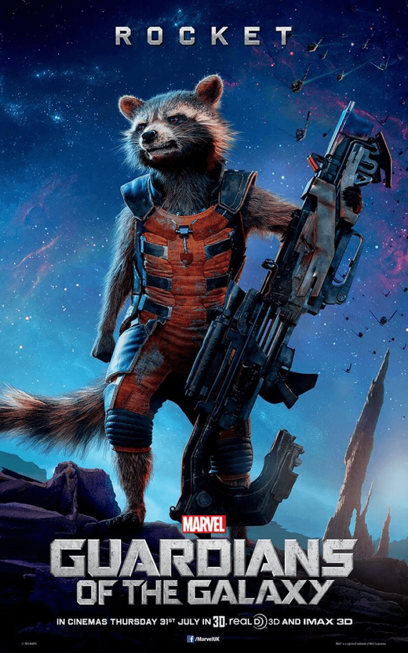 Marvel Rocket Raccoon Wallpaper Rocket raccoon from marvel's