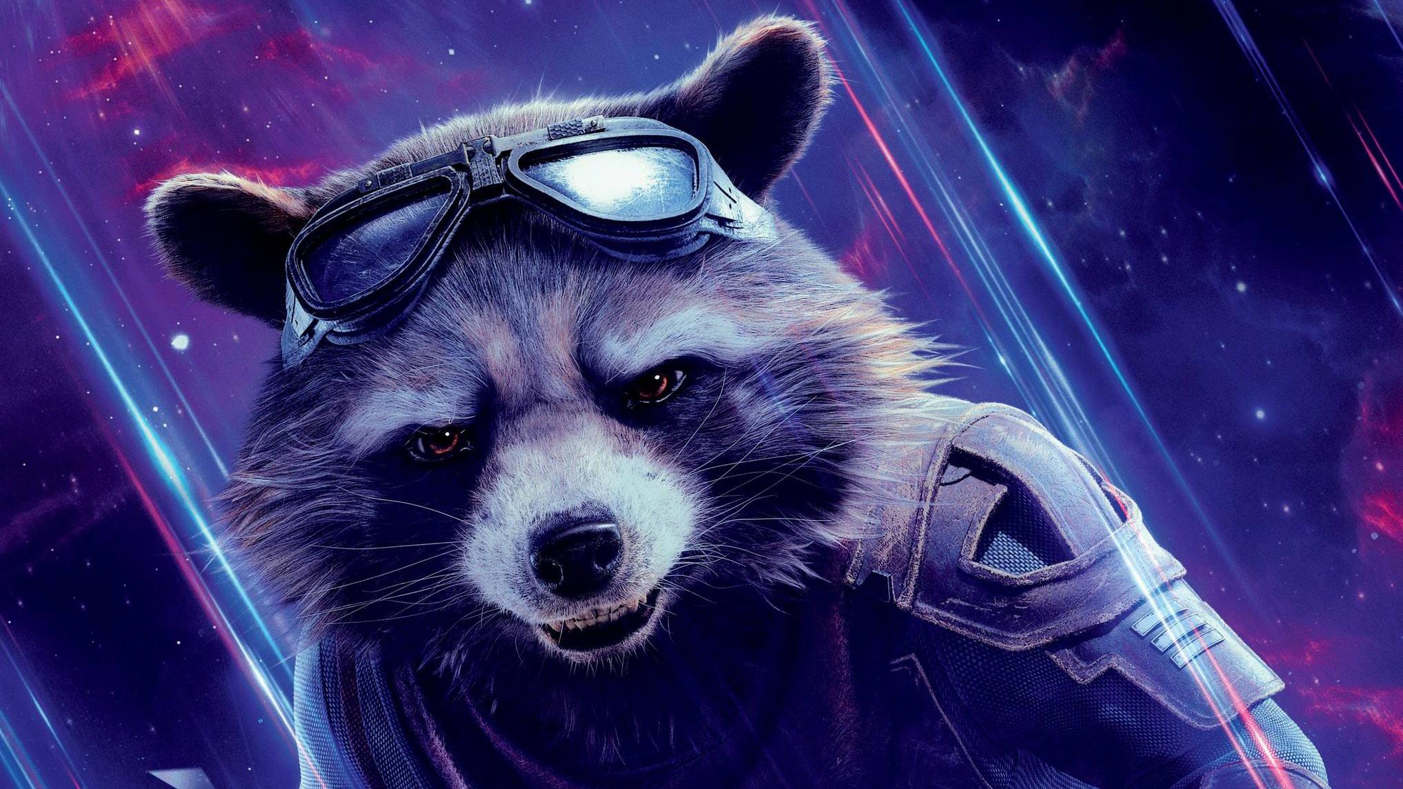 Rocket Raccoon In Avengers Endgame, HD Movies, 4k Wallpaper, Image