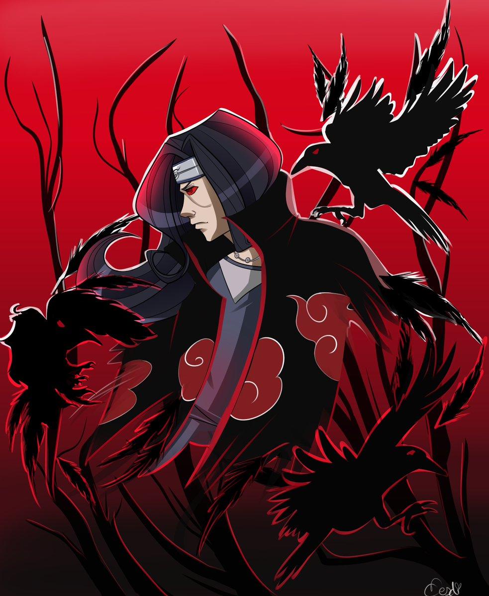 The Fan Art Binge Of My Re Watch Binge Continues With Itachi. I've