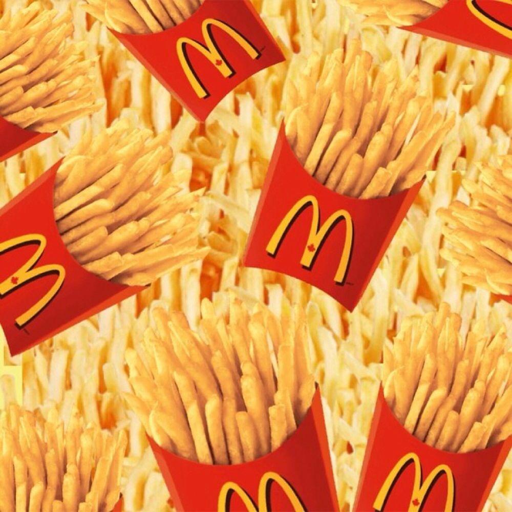 McDonald French Fries ♡. BackGrounds. Food wallpaper, Wallpaper