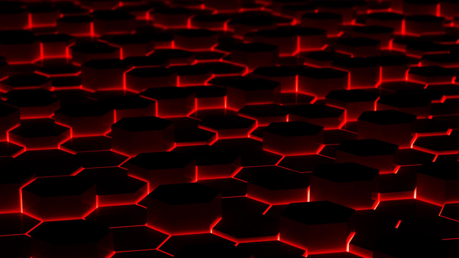 Simple Black and Red Block wallpaper (1920x1080)
