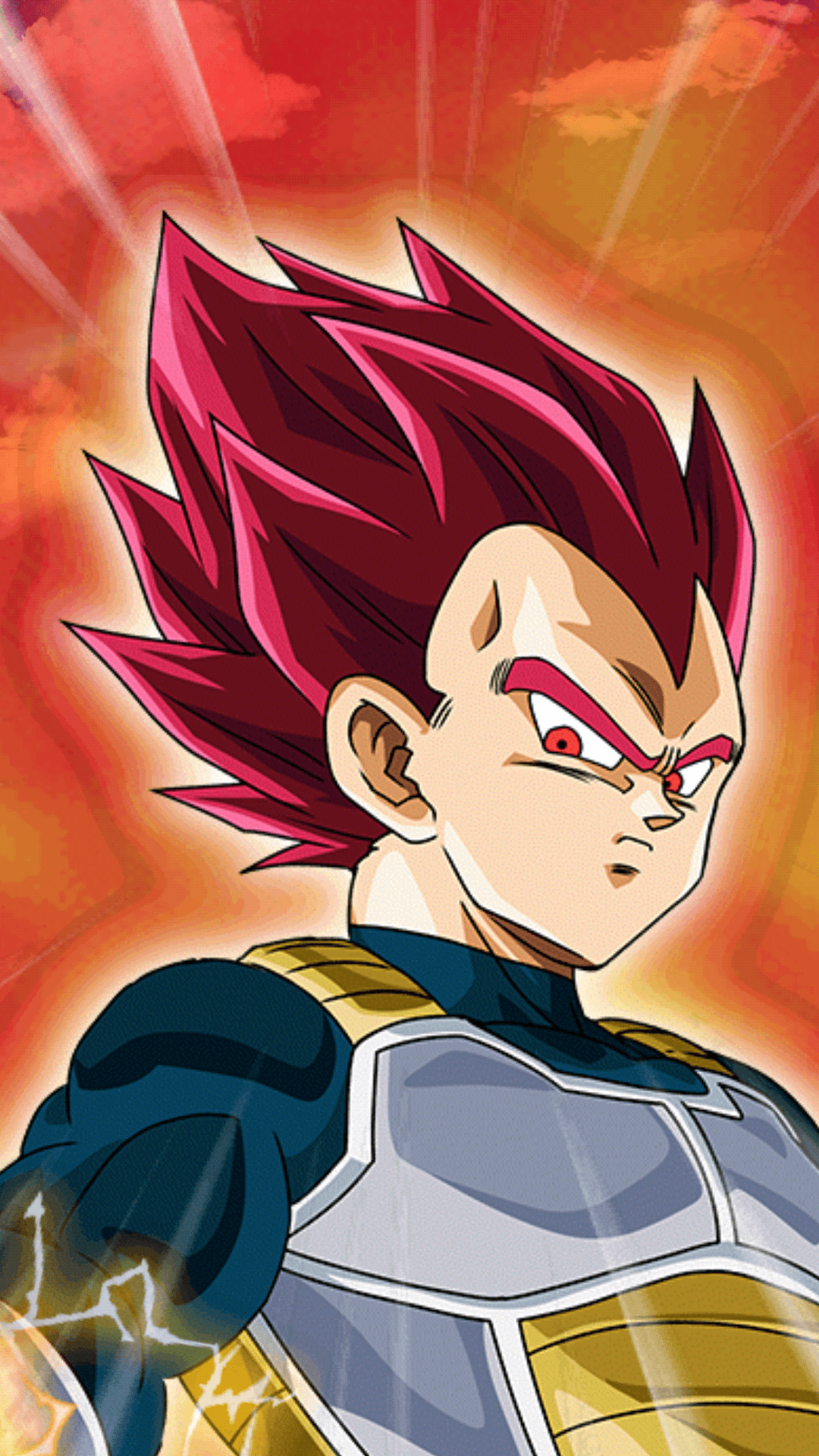 vegeta in super saiyan god