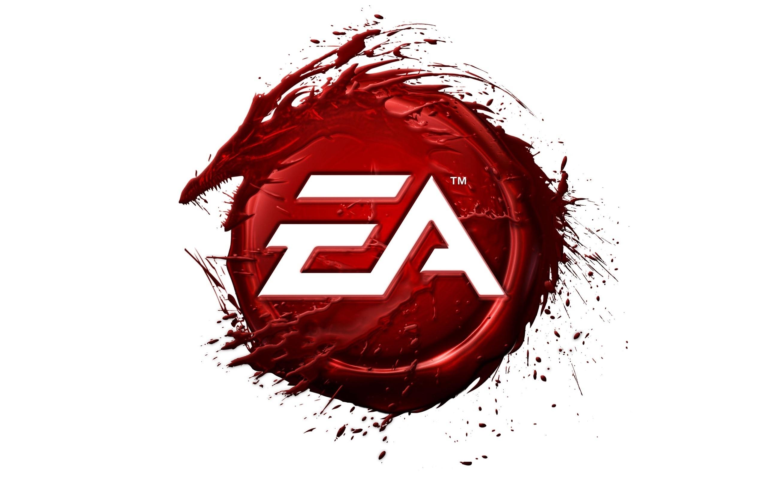 EA Games Logo Dragon Blood Desktop Wallpaper