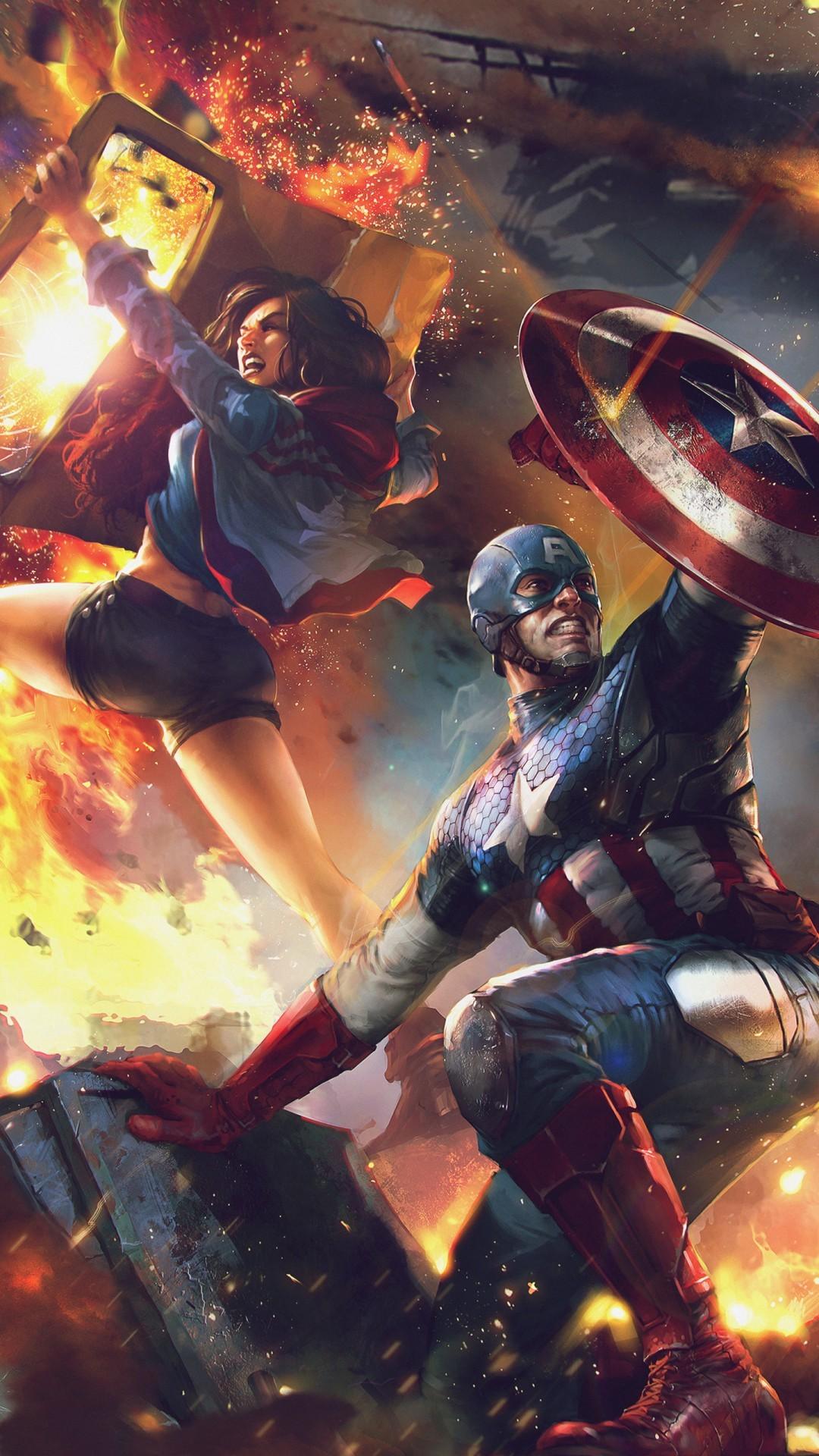 Download Captain America Phone Wallpaper