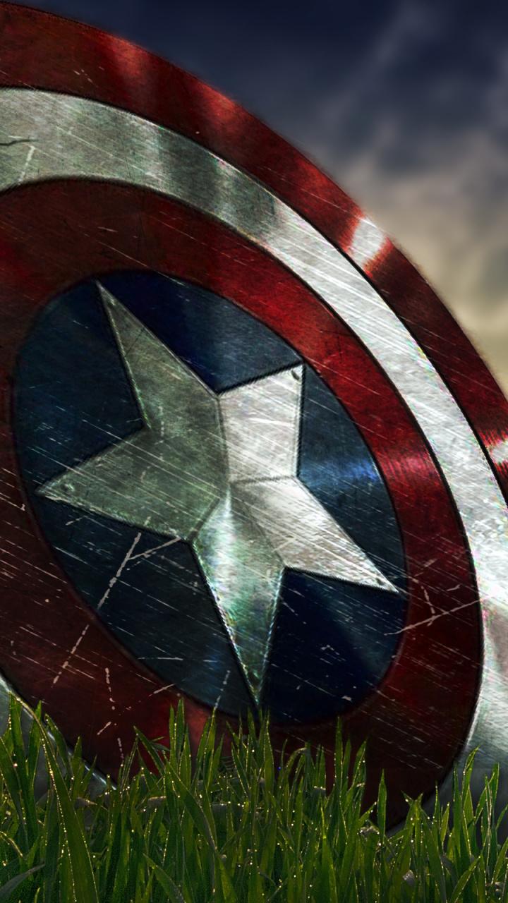 Captain America, Captain Americas Shield, Sky, Fun, Grass HD