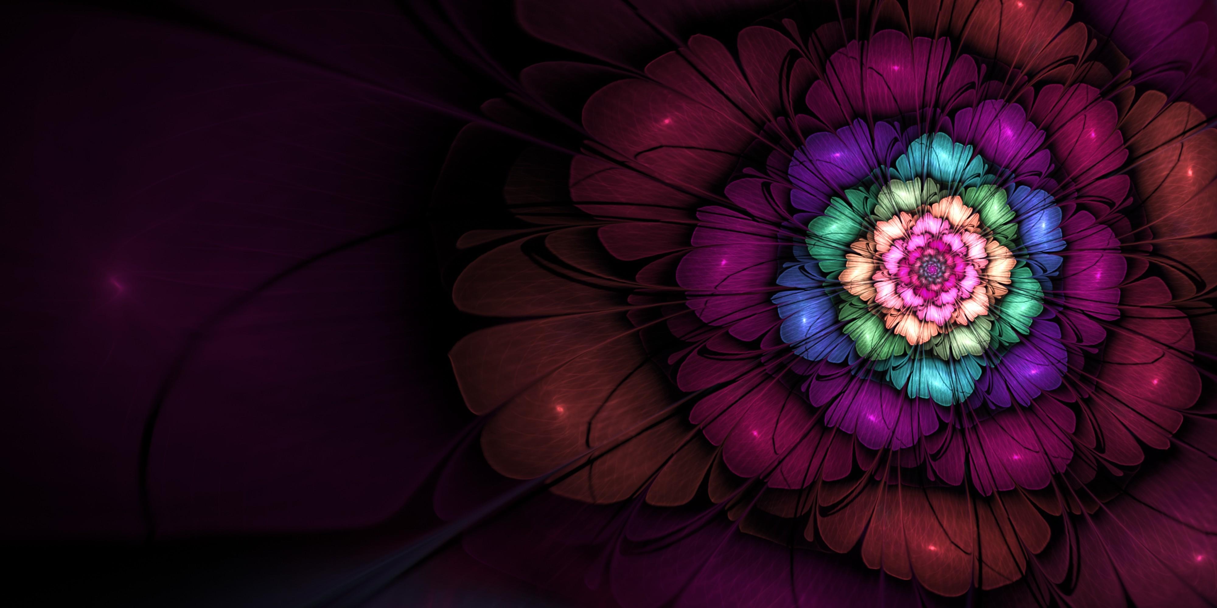 3D & Abstract Fibonacci Spiral Fractals wallpaper Desktop, Phone