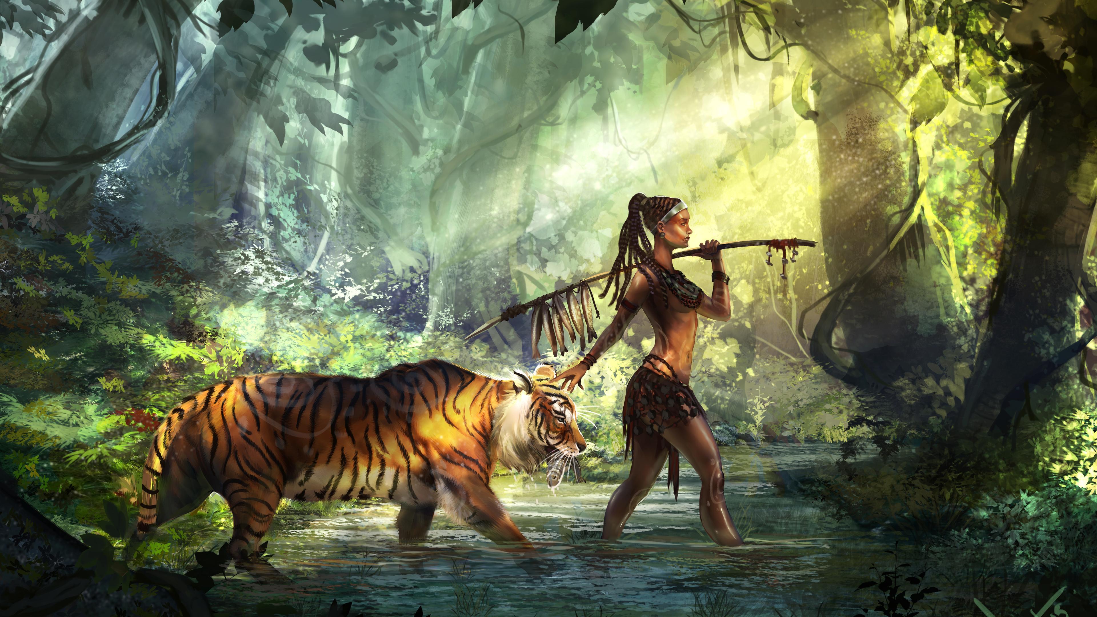 Tiger Guardian 4k 4k HD 4k Wallpaper, Image, Background