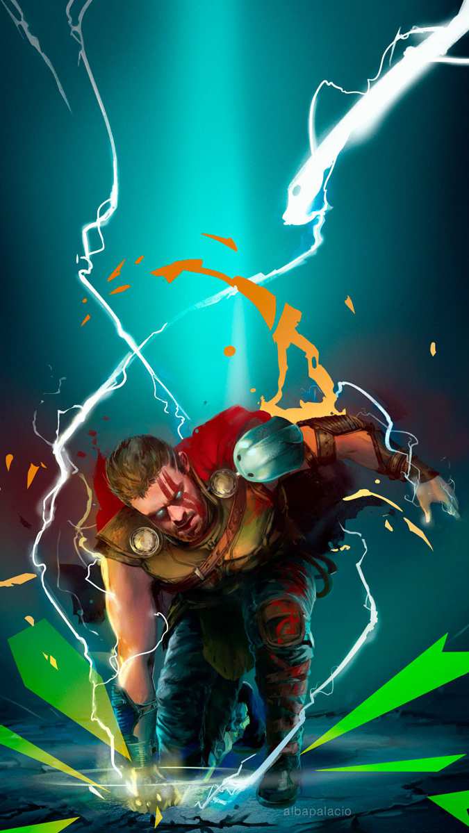 Thor Smash Avengers IPhone Wallpaper