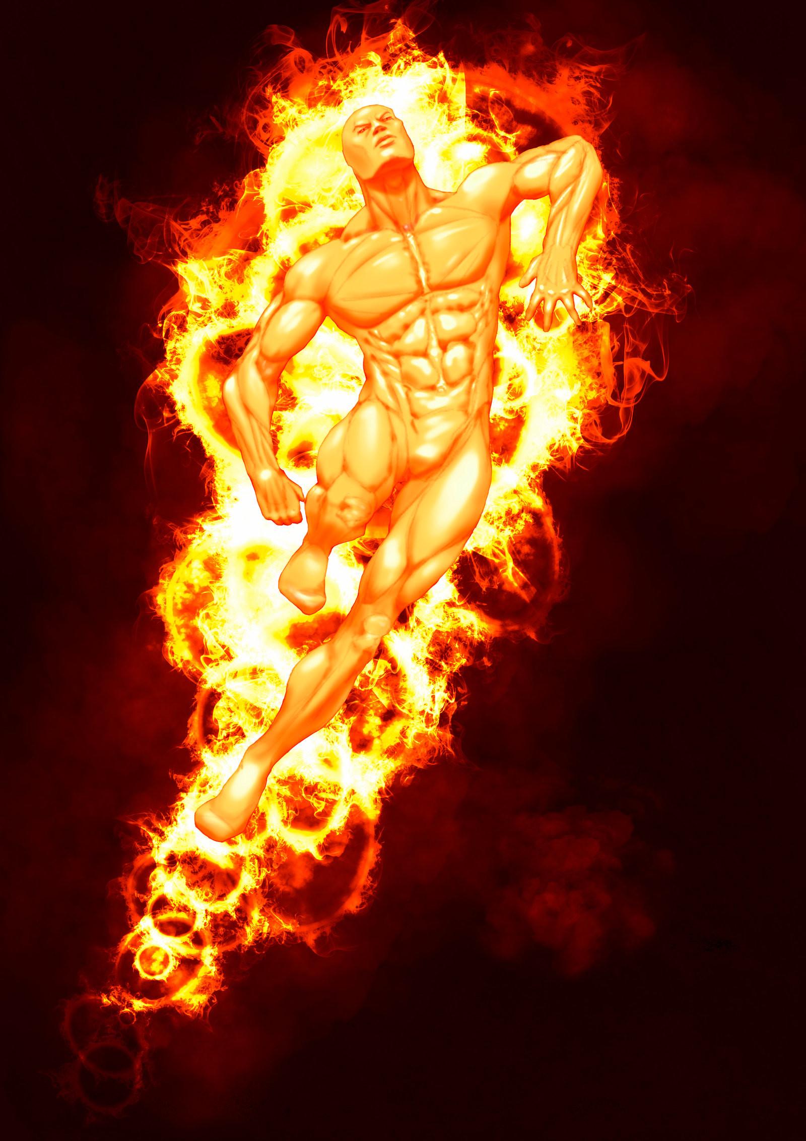 Human Torch Wallpaper