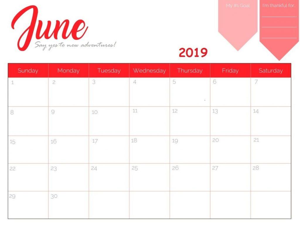 Cute June 2019 Calendar Wallpaper Floral Wall Design For Desktop