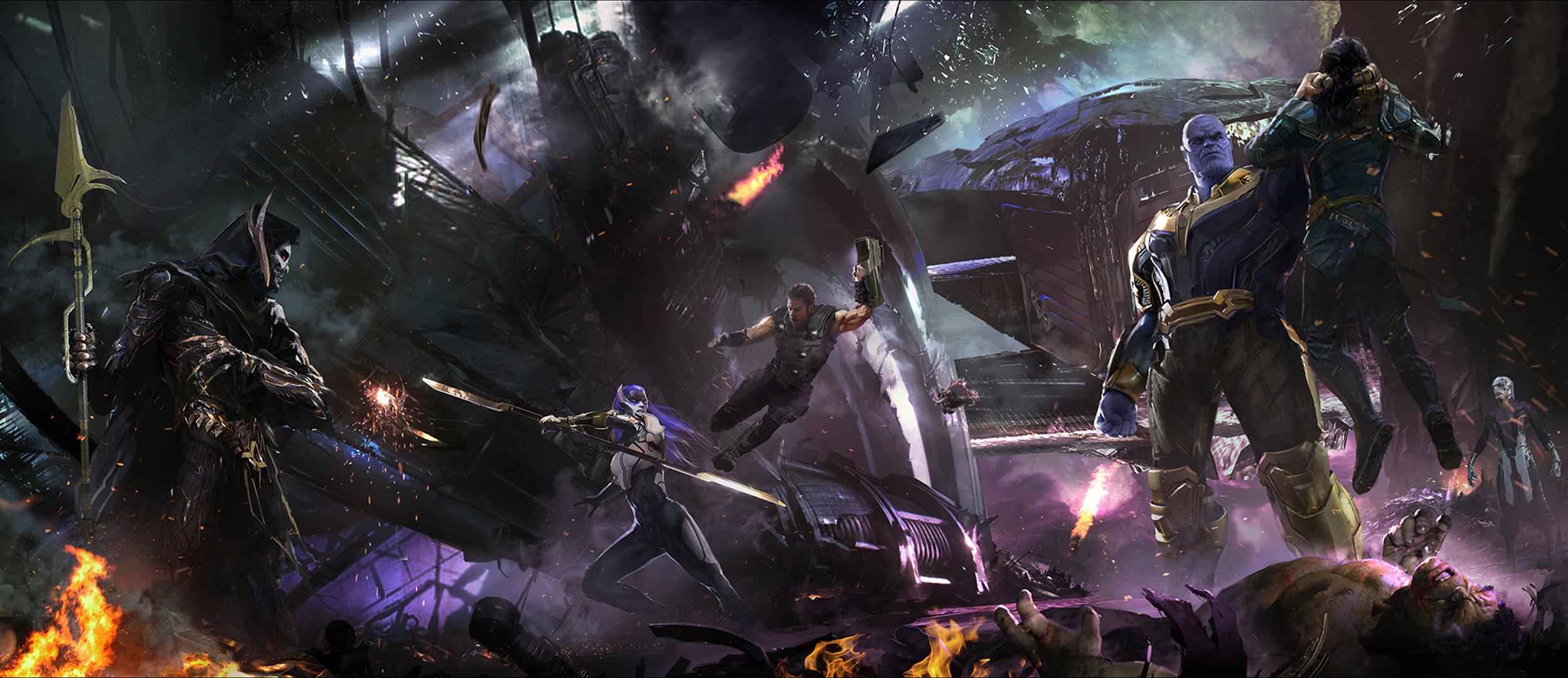 Loki, Hulk, Thor, Thanos wallpaper and background. Movie