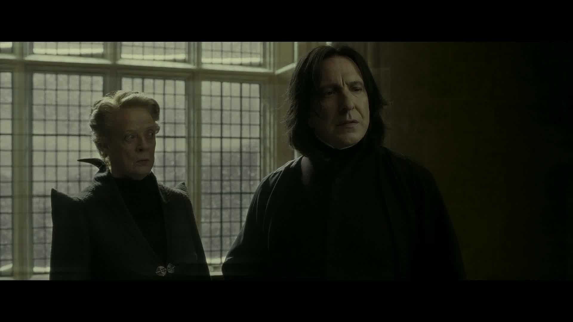Minerva McGonagall et Severus Snape / Maggie Smith et Alan Rickman _