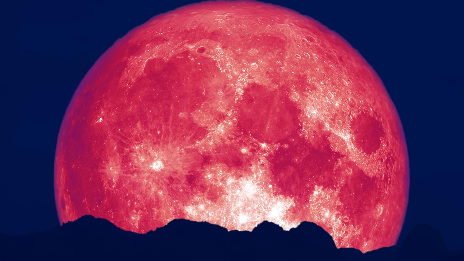 Why June's strawberry moon is the most colorful full moon of the year