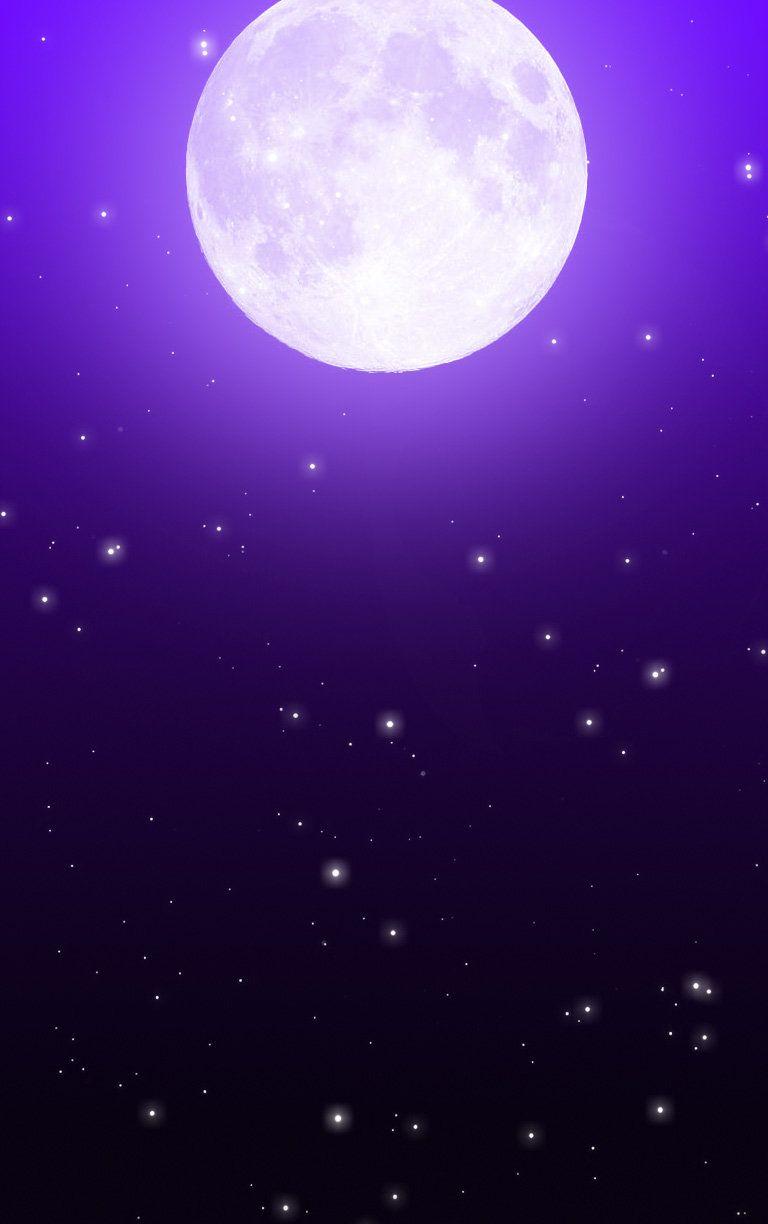 Moon Background Clear Sky By Magical Mama. Beautiful Moon
