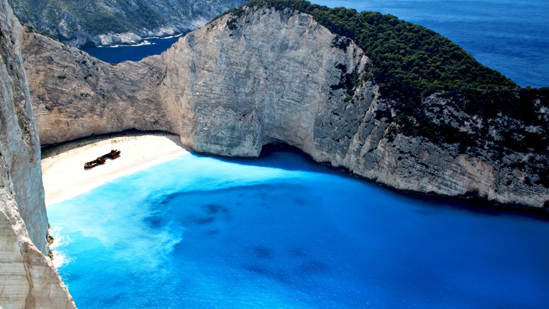 Blue Caves Zakynthos Island Greece Desktop Wallpaper 27152