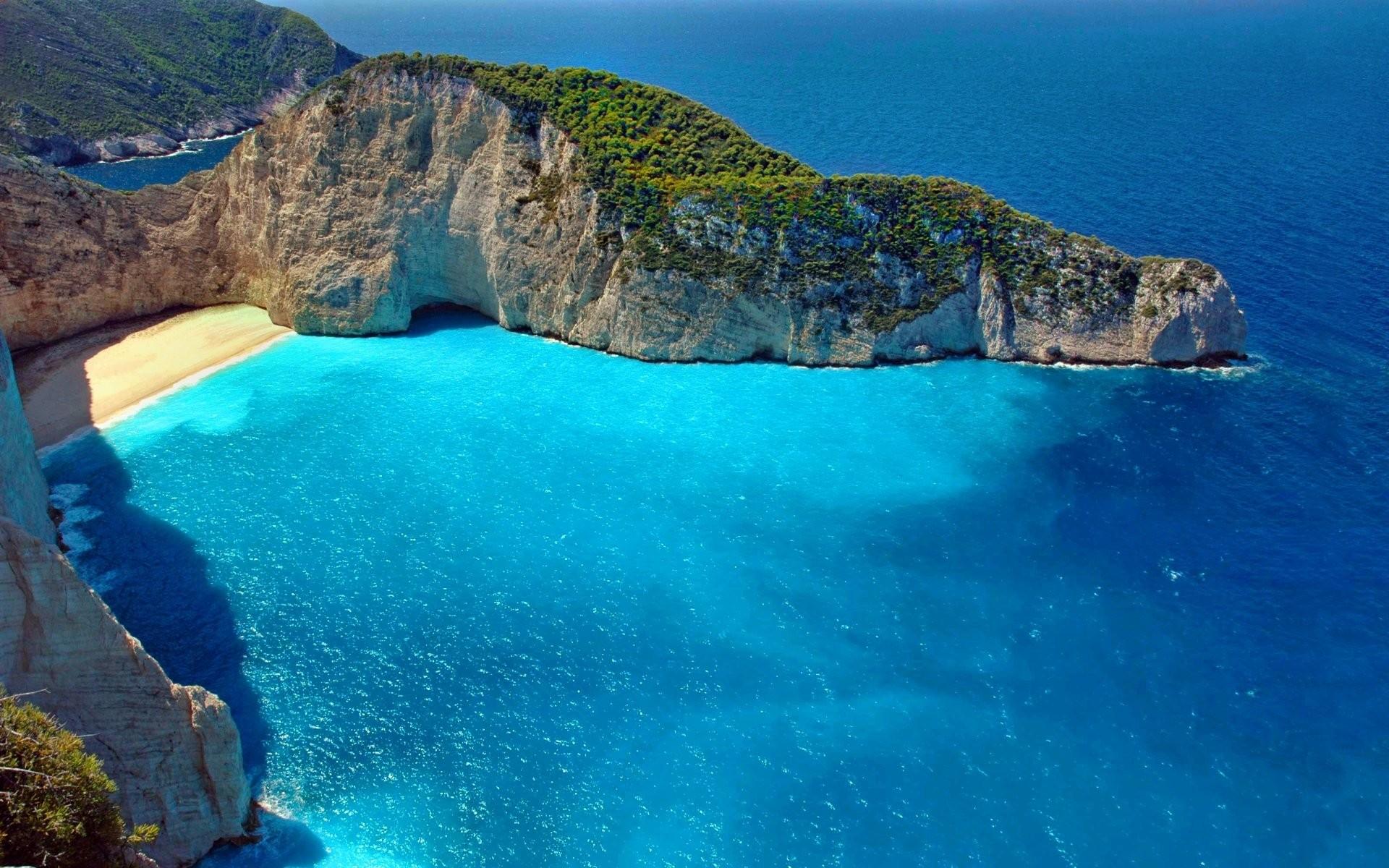 beach, #turquoise, #cliff, #summer, # Zakynthos, #nature wallpaper