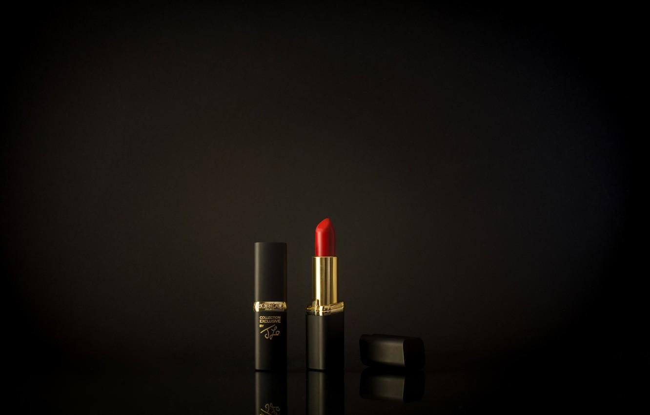 Wallpaper lipstick, red, L'oreal image for desktop, section стиль