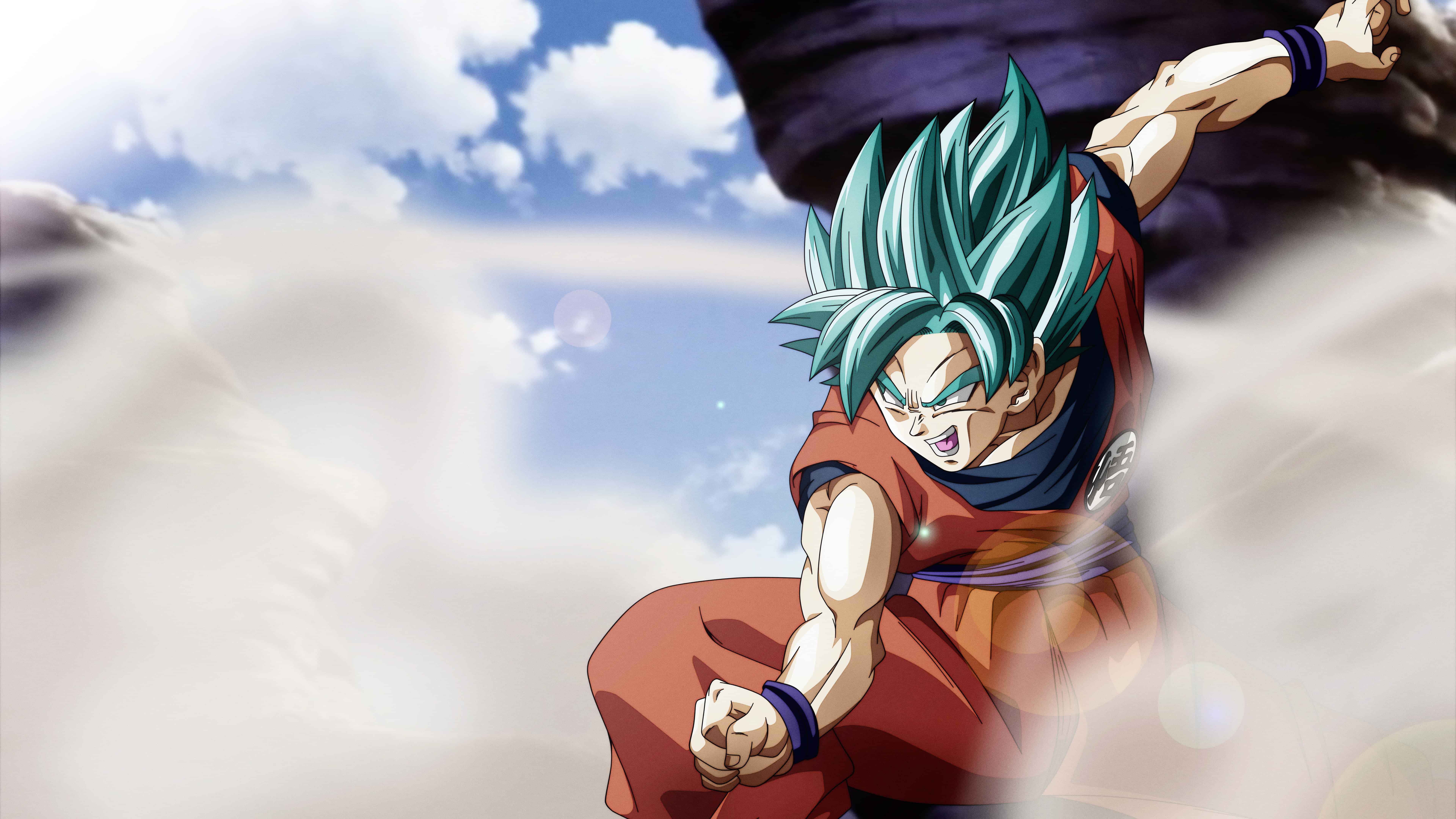 Dragon Ball Super Saiyan Blue Goku UHD 8K Wallpaper