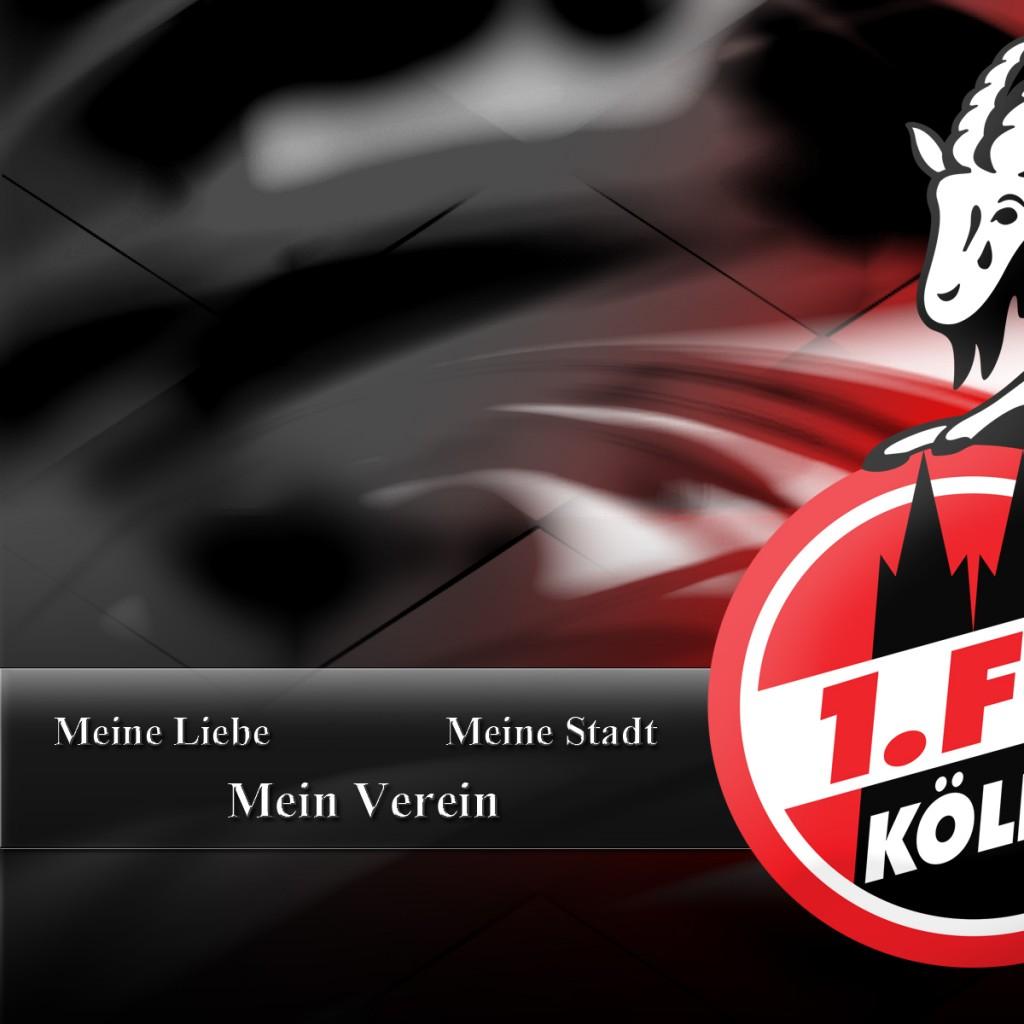 FC Köln 1024x1024 iPhone Wallpaper / Hintergrundbild