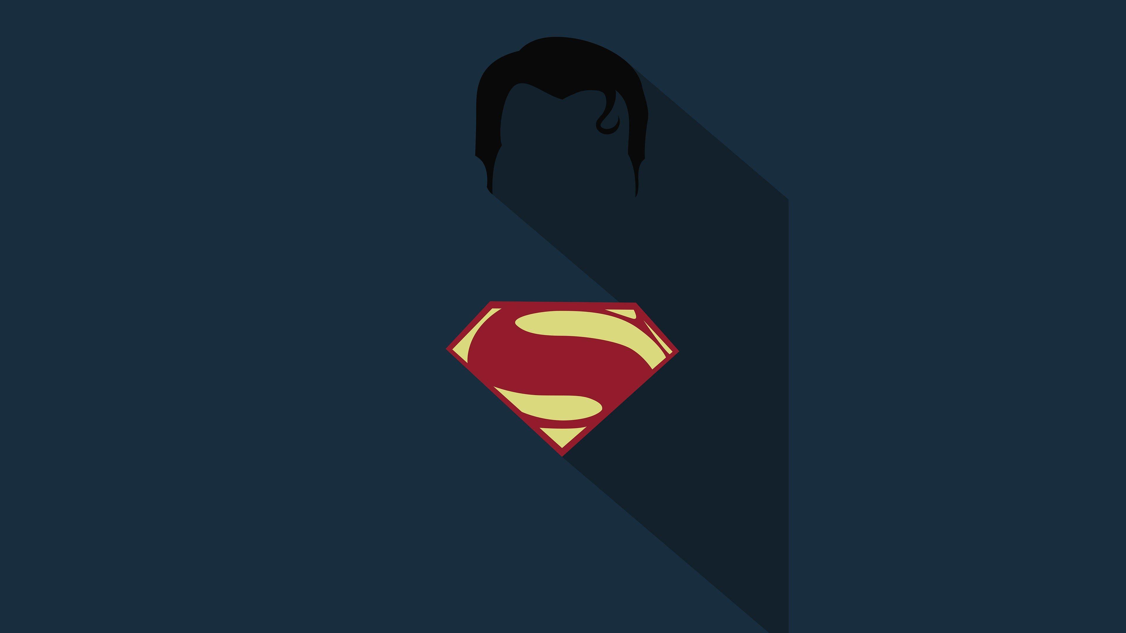 Superman Wallpaper 4K Logo DC Superheroes Graphics CGI 5646