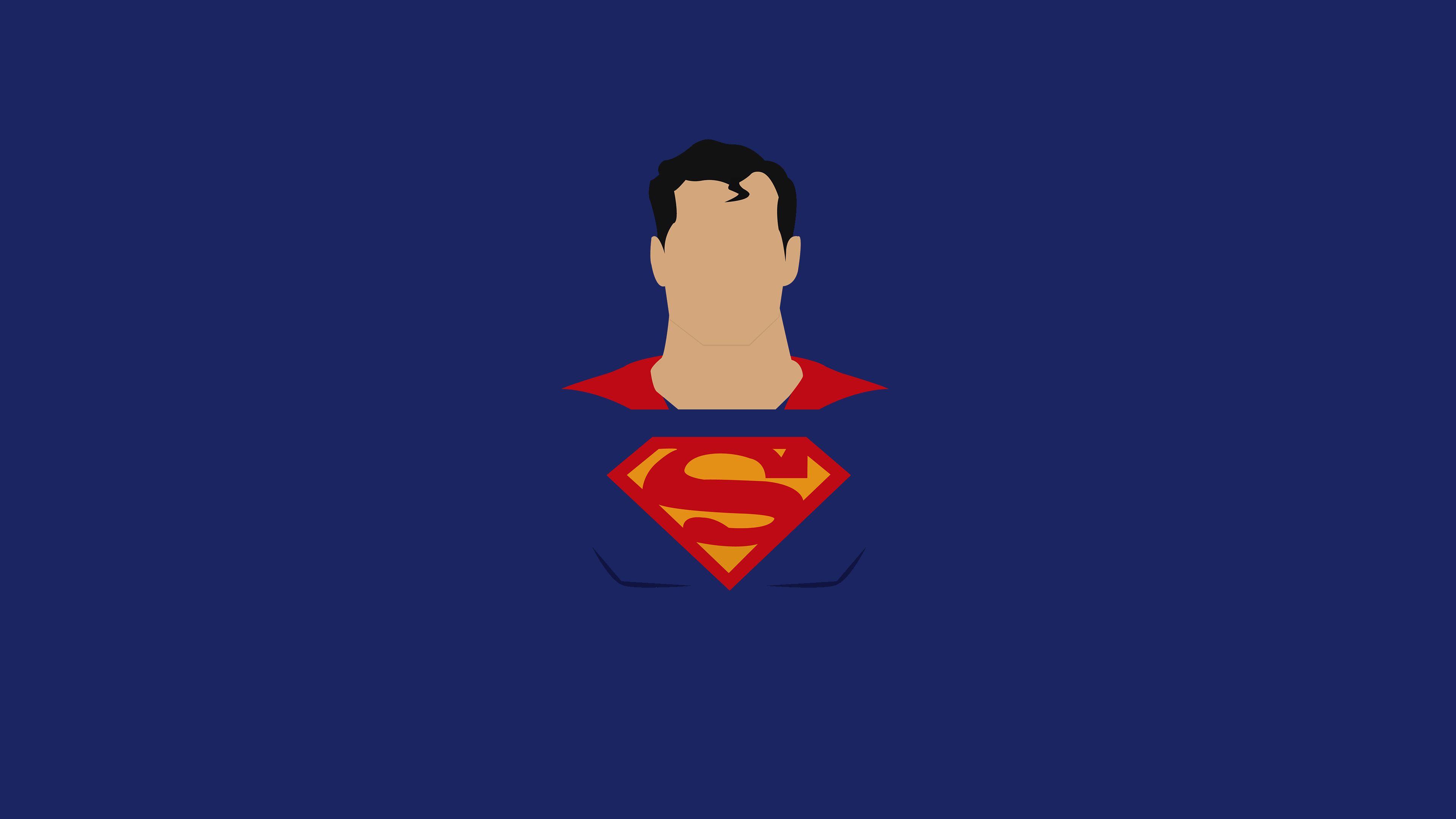 Superman Minimalism Art 4k superman wallpaper, superheroes