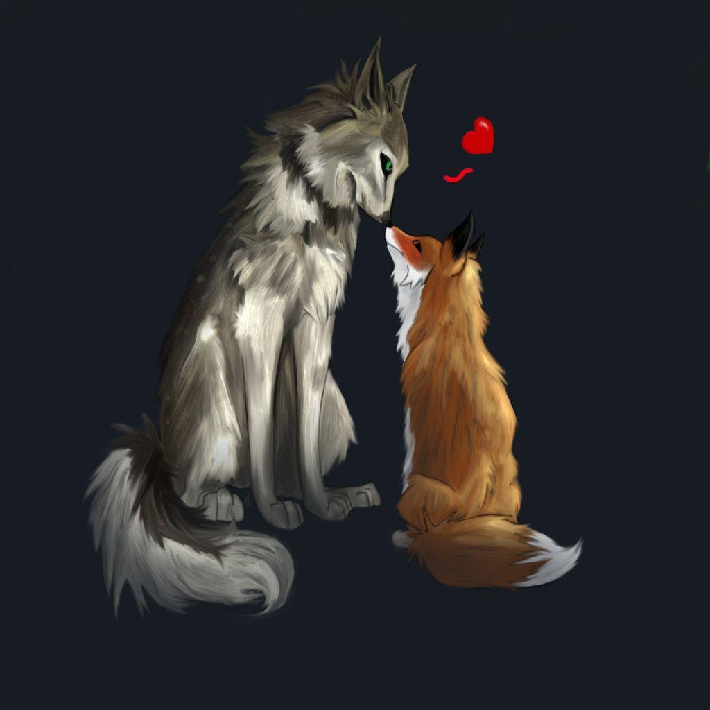 Fox and Wolf Wallpaper Free Fox and Wolf Background