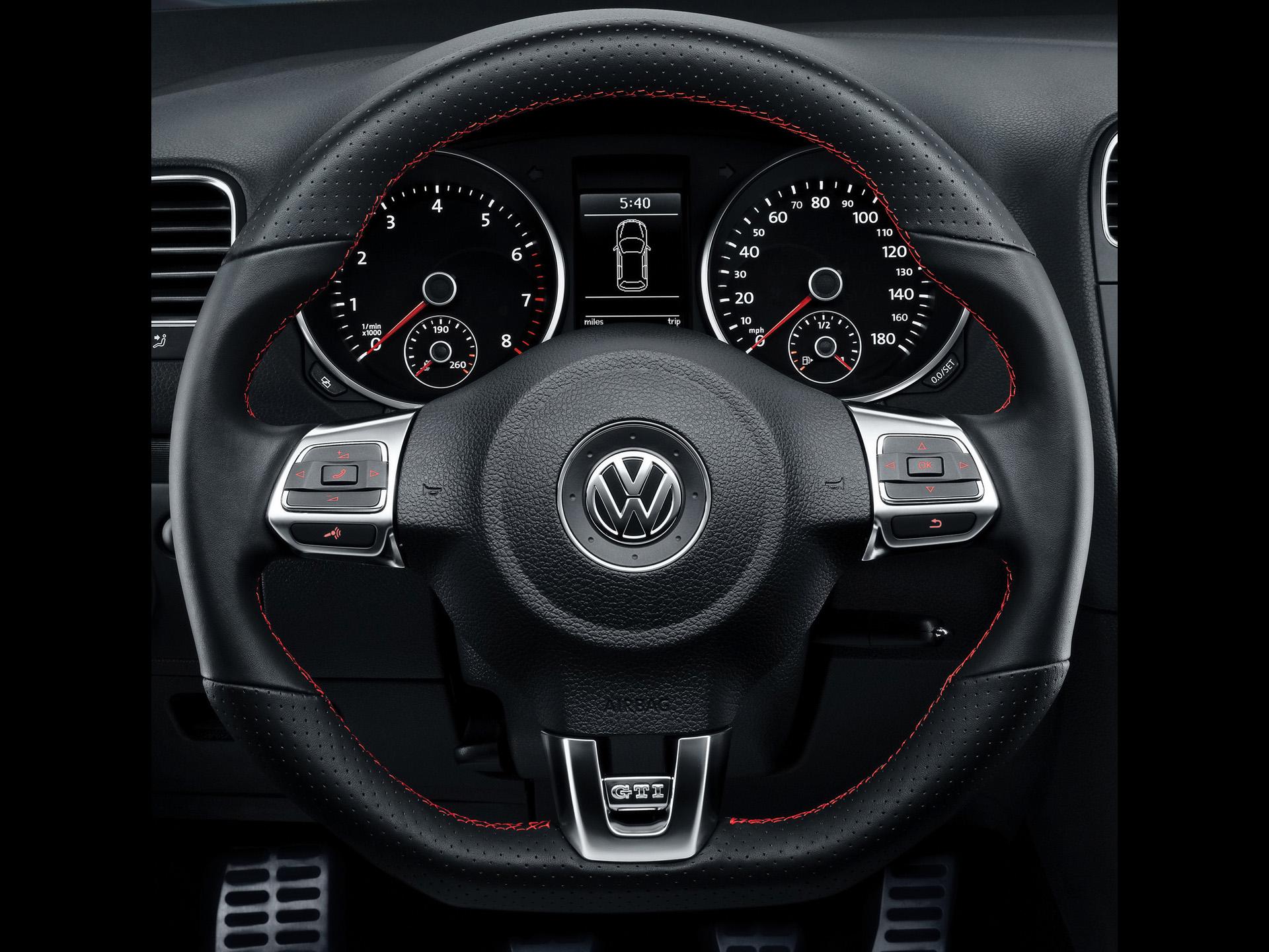 Volkswagen GTI Steering Wheel wallpaper. Volkswagen GTI Steering