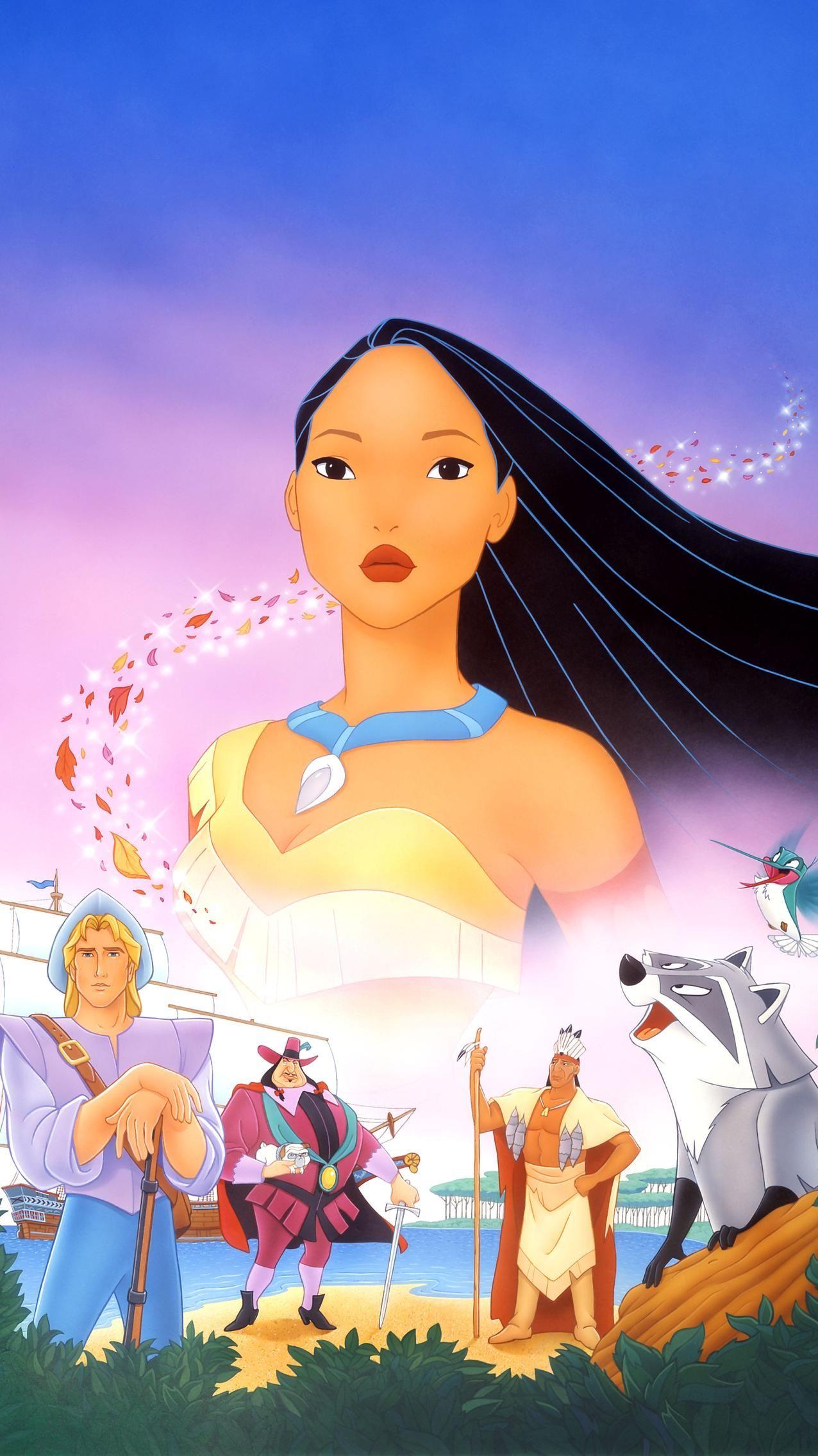Pocahontas (1995) Phone Wallpaper. Pocahontas❤❤❤. Disney