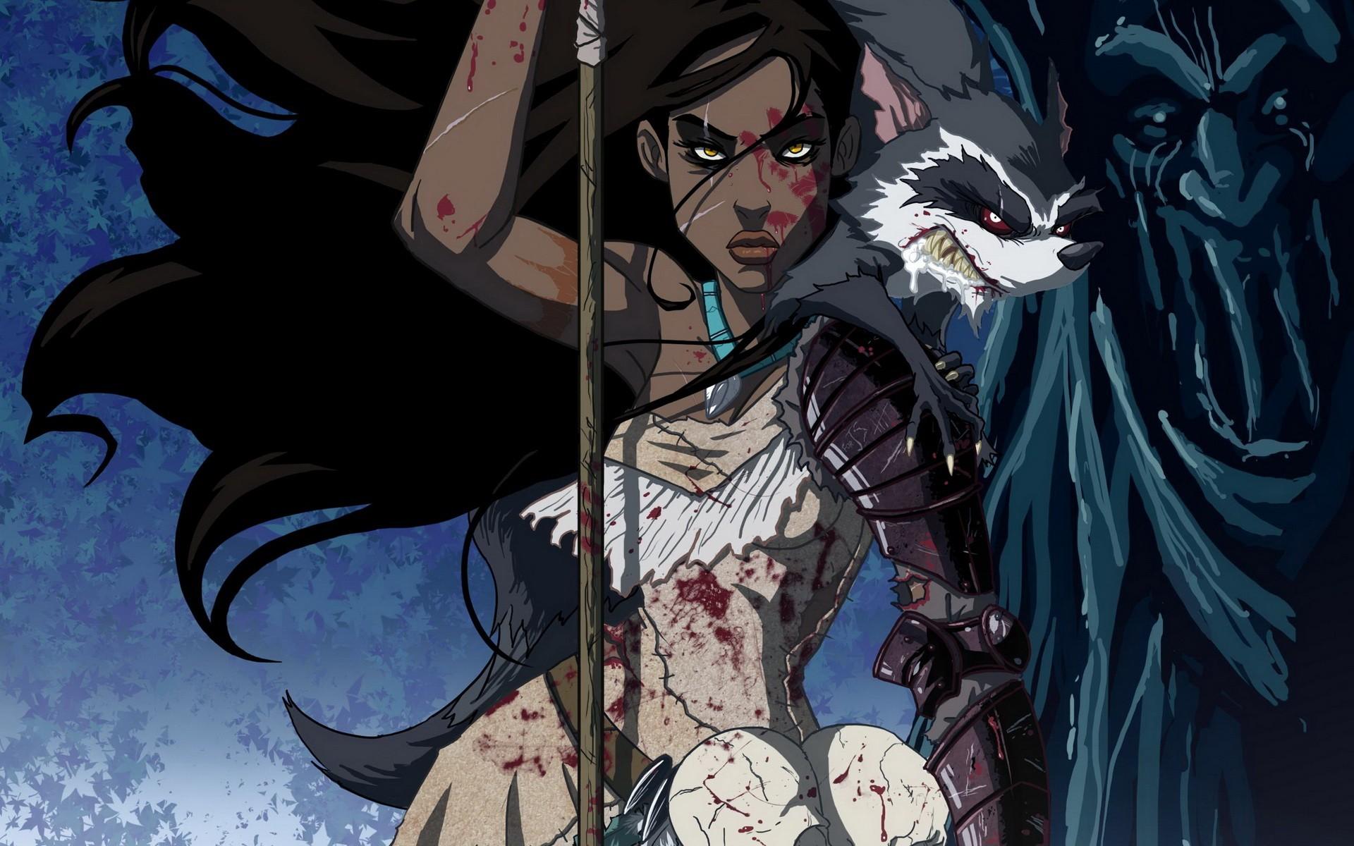 dark, Pocahontas, twisted wallpaper