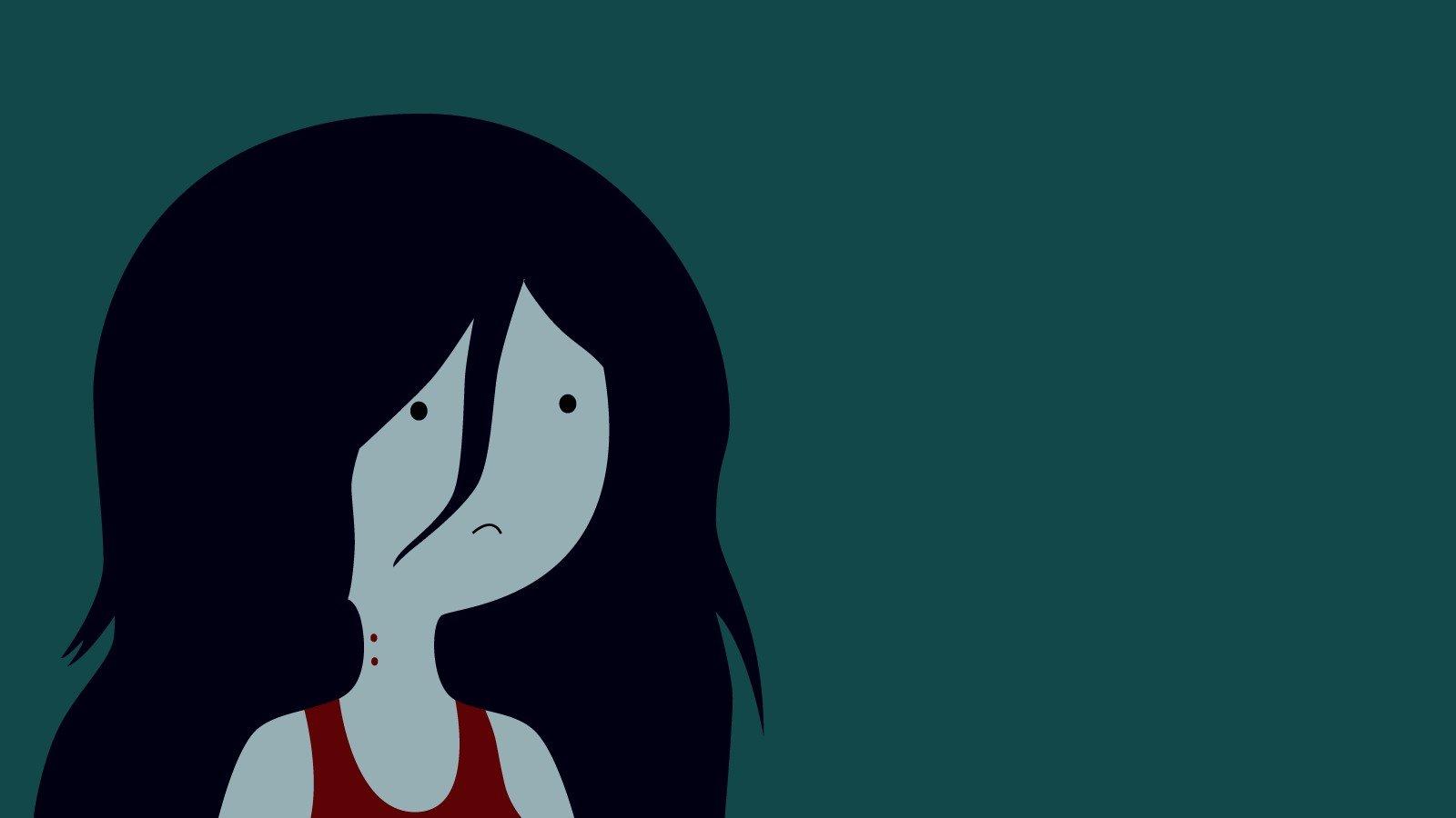 Adventure Time, Marceline, Marceline the vampire queen, Minimalism